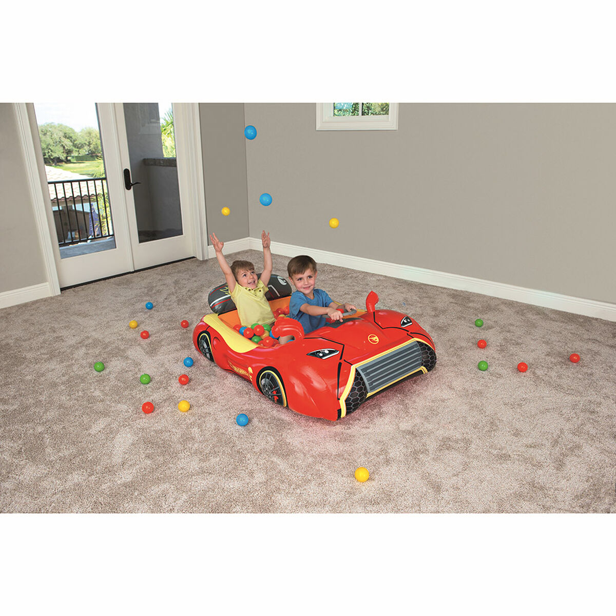 Piscina De Pelotas Inflable Hot Wheels