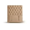 Respaldo Latam Home 1 Plaza Florencia Tela Velvet Beige