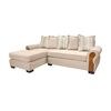 Sofá Seccional Living Factory Arizona 4 Cuerpos Beige
