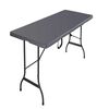 Mesa Plegable Rectangular Gris 180cm Northwest