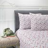 Juego de Sábanas Estampadas Casa Linda 132 Hilos 1 Plaza Fiorela