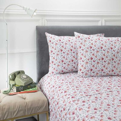 Imagen 2 del producto Juego de Sábanas Estampadas Casa Linda 132 Hilos 2 Plazas Fiorela