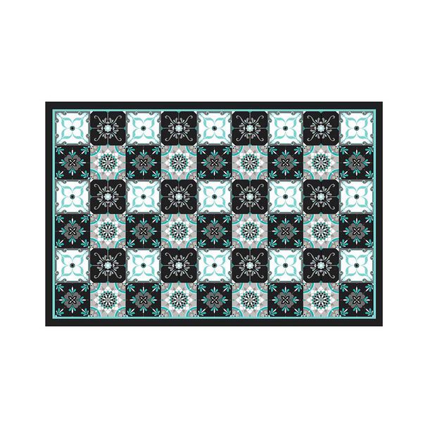 Alfombra Davanti Baldosa Clásica Azul 70 x100 Baldosa Clásica Azul