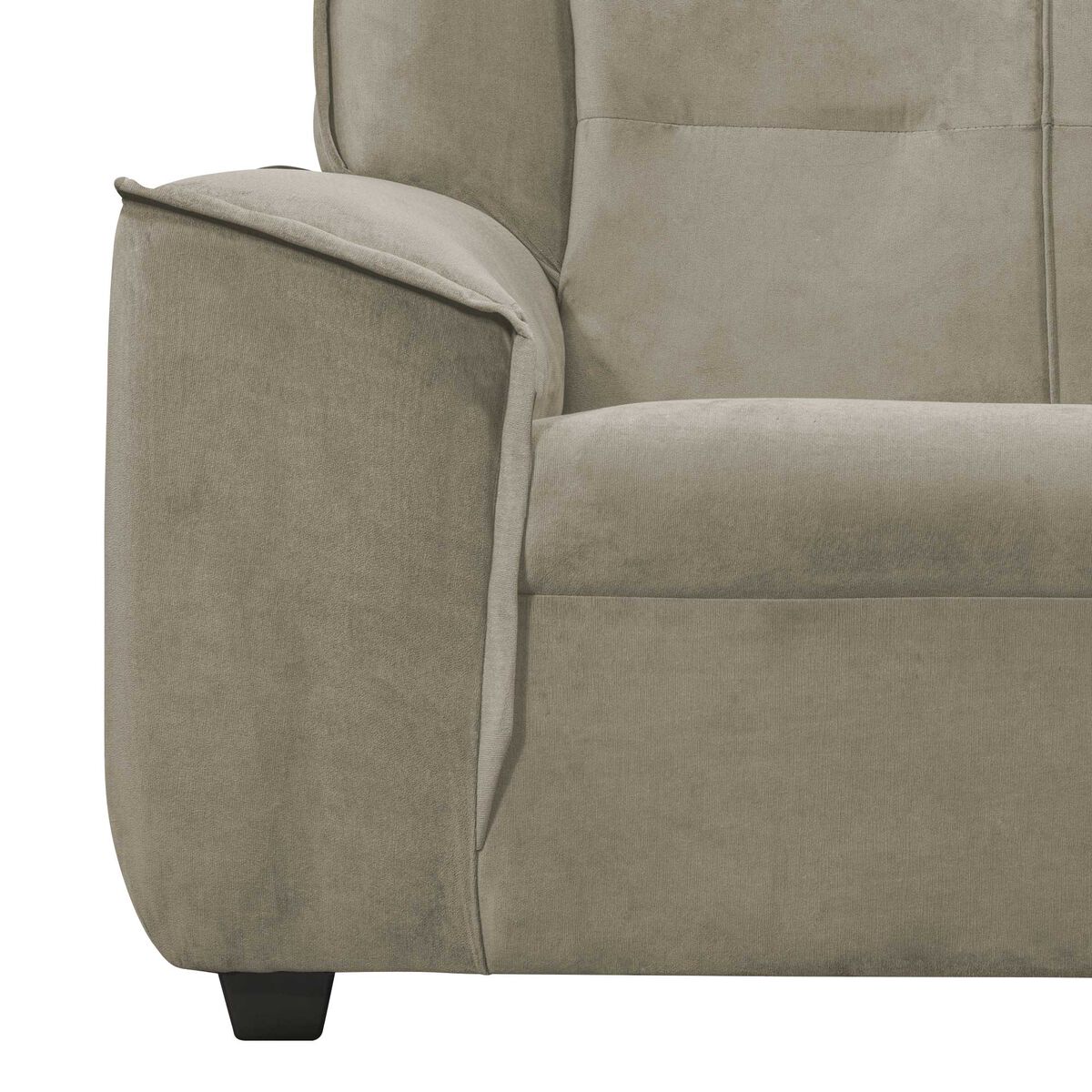 Juego de Living Innovamuebles Francia Sofá 3 Cuerpos + Sofá 2 Cuerpos Beige