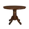 Juego de Comedor Zoy Home Rodas 4 Sillas Café