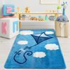 Alfombra Infantil Modalfo Cometa Azul 100 x 150 cm