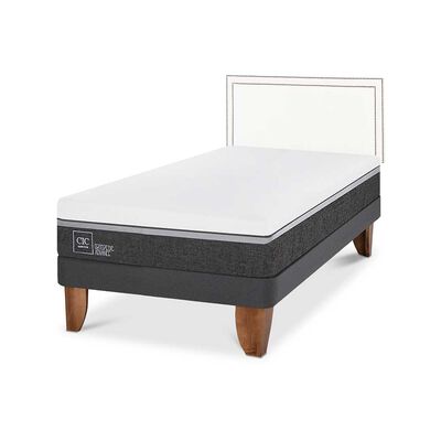 Imagen 2 del producto Cama Europea CIC 1,5 Plazas Ortopedic Advance + Respaldo Danubio