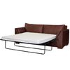 Sofá Cama Latam Home Milan 3 Cuerpos Café Moro