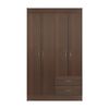 Closet Stanford 4 Puertas 2 Cajones Chocolate