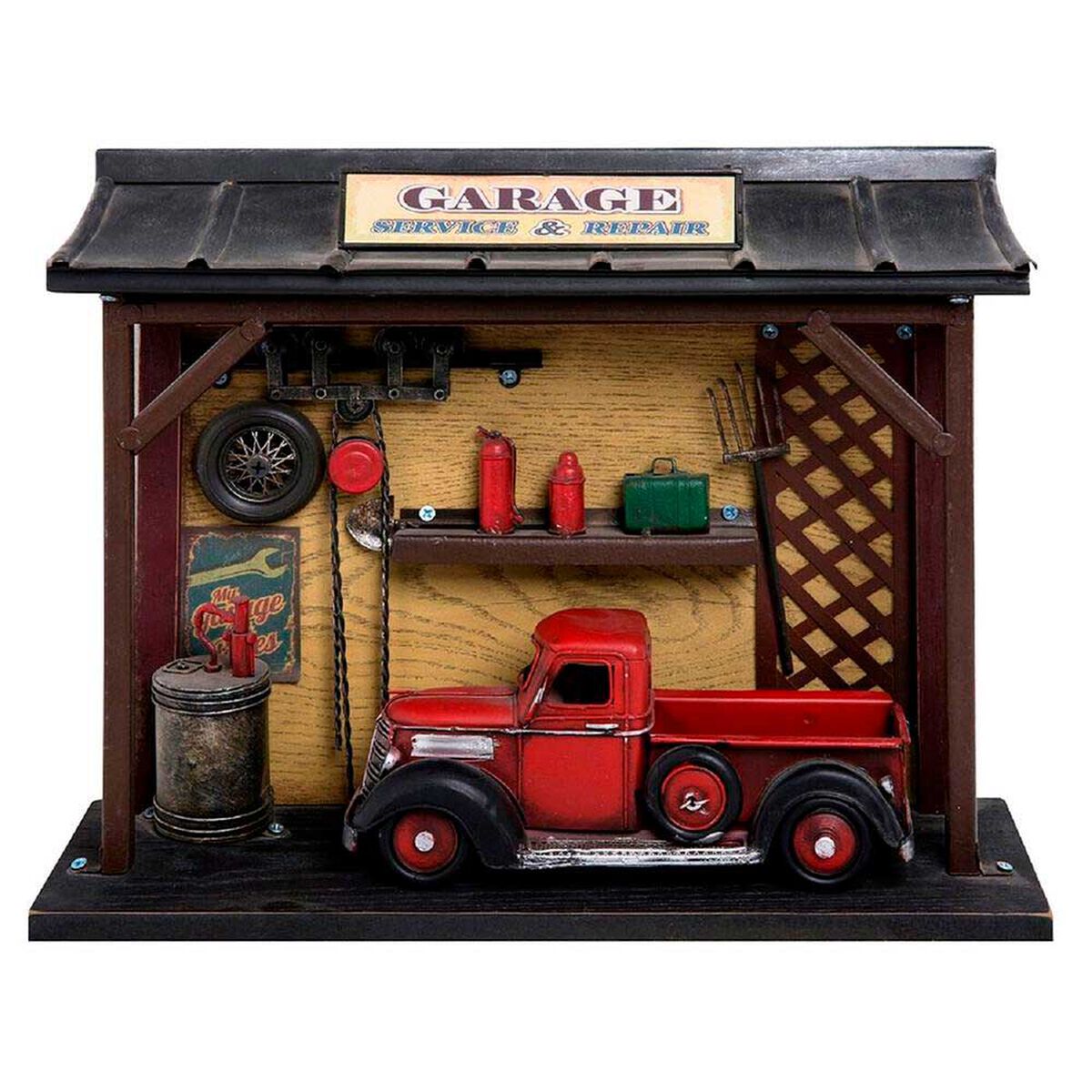 Adorno Frente Garage Rojo