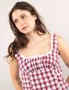 Polera Tartán Sin Mangas Mujer Icono
