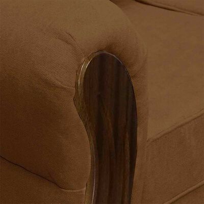 Imagen 2 del producto Sofá Seccional Modular Elegant Detail Girona 7 Cuerpos Tela Café