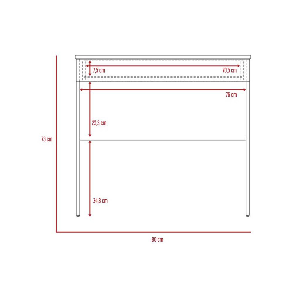 Escritorio Recto TuHome Laurent Duna