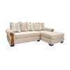 Sofá Seccional Living Factory Arizona 4 Cuerpos Beige