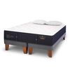 Cama Europea CIC Base Dividida 2 Plazas Premium + 2 Almohadas Viscoelásticas