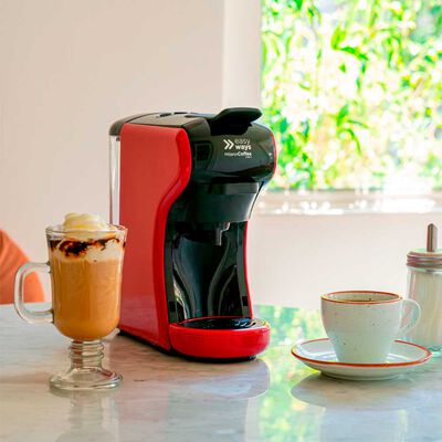 Imagen 2 del producto Cafetera Easyways Milano Coffee 3 en 1 Rojo 0,6 lts.