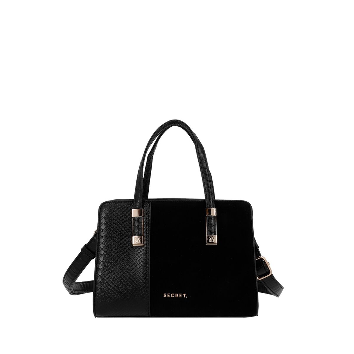 Cartera Bandolera Secret Zagreb SC7 Peque&ntilde;a Negro