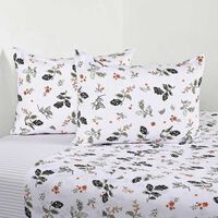 Juego de Sábanas Elements & Co 200 Hilos King Bird Blanco