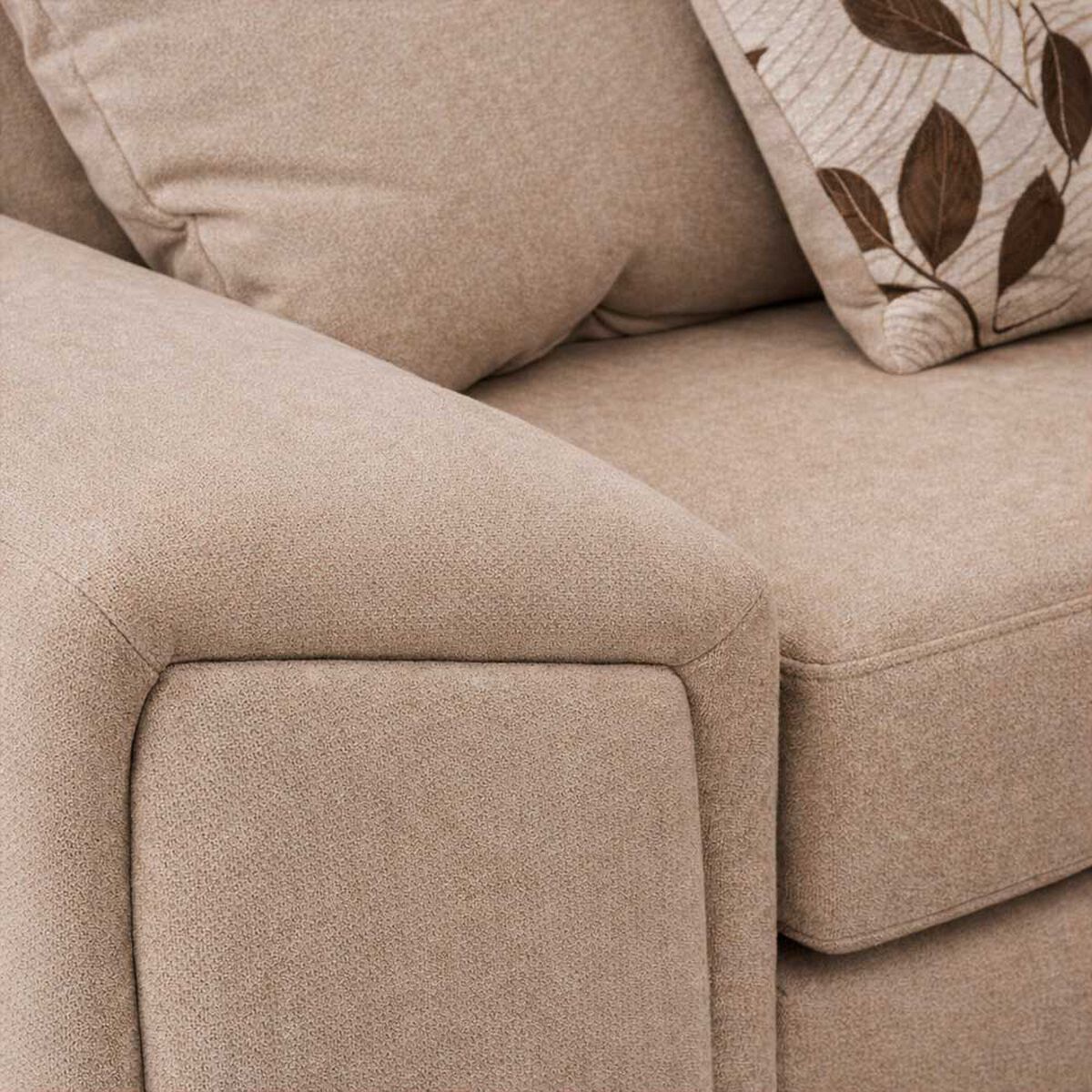 Juego de Living Elegant Detail New Houston 3-2 Cuerpos Beige