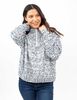 Sweater Con Cierre En Cuello Mujer Icono