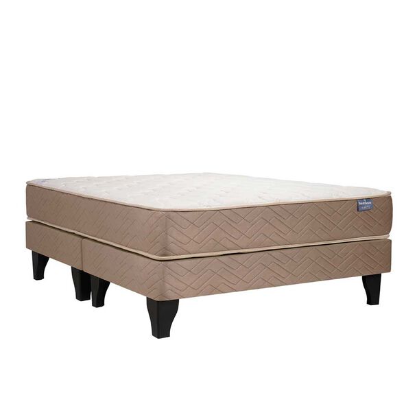 Cama Europea Celta Base Dividida 2 Plazas Bamboo
