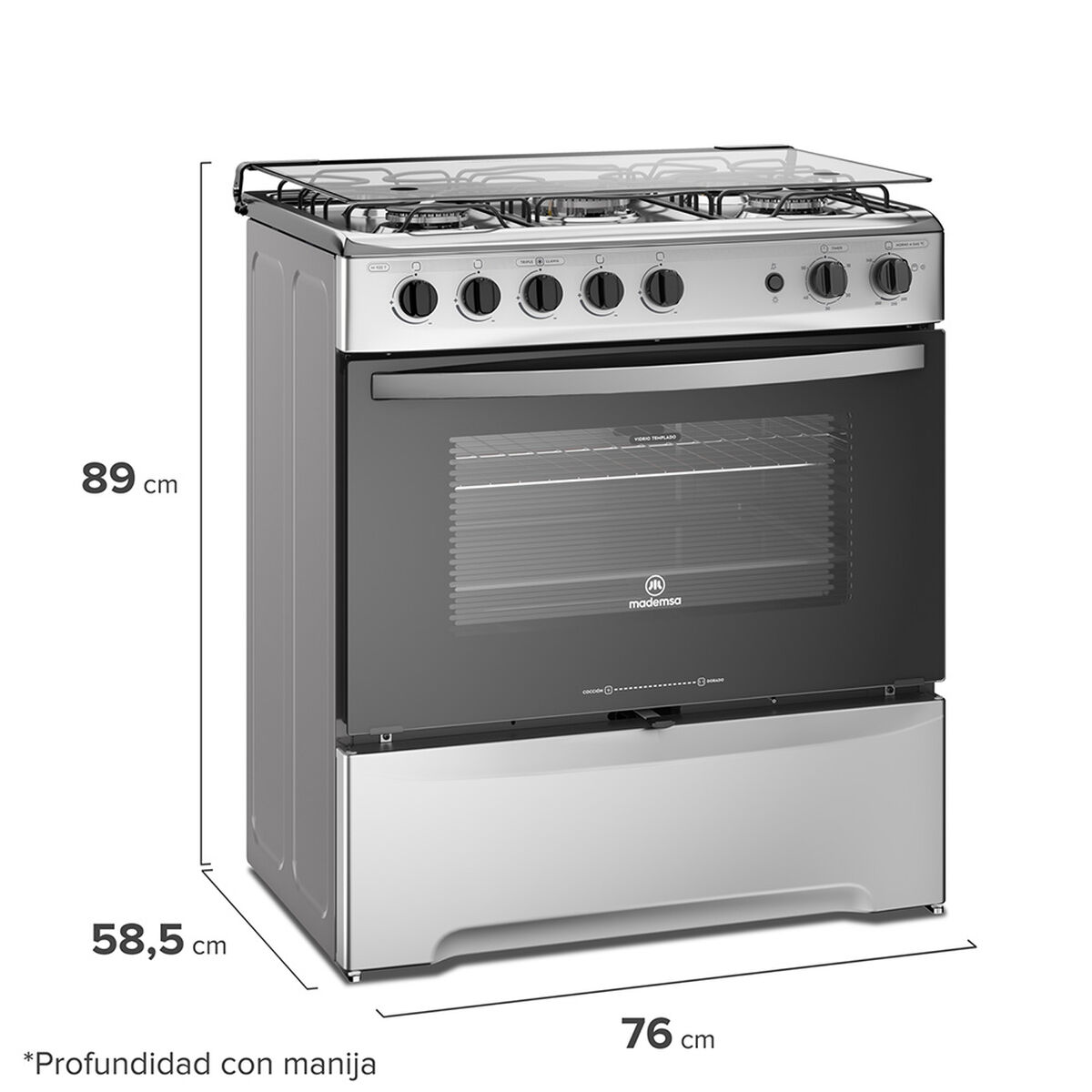 Cocina a Gas Mademsa M 920 T 5 Quemadores