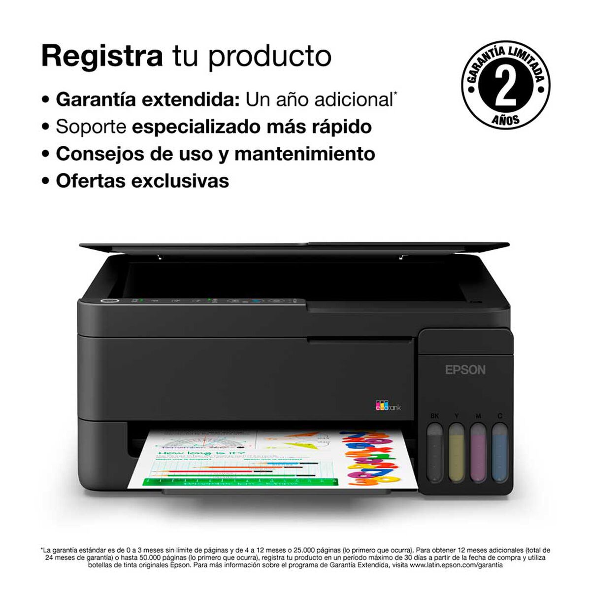 Multifuncional  Epson Ecotank L3350