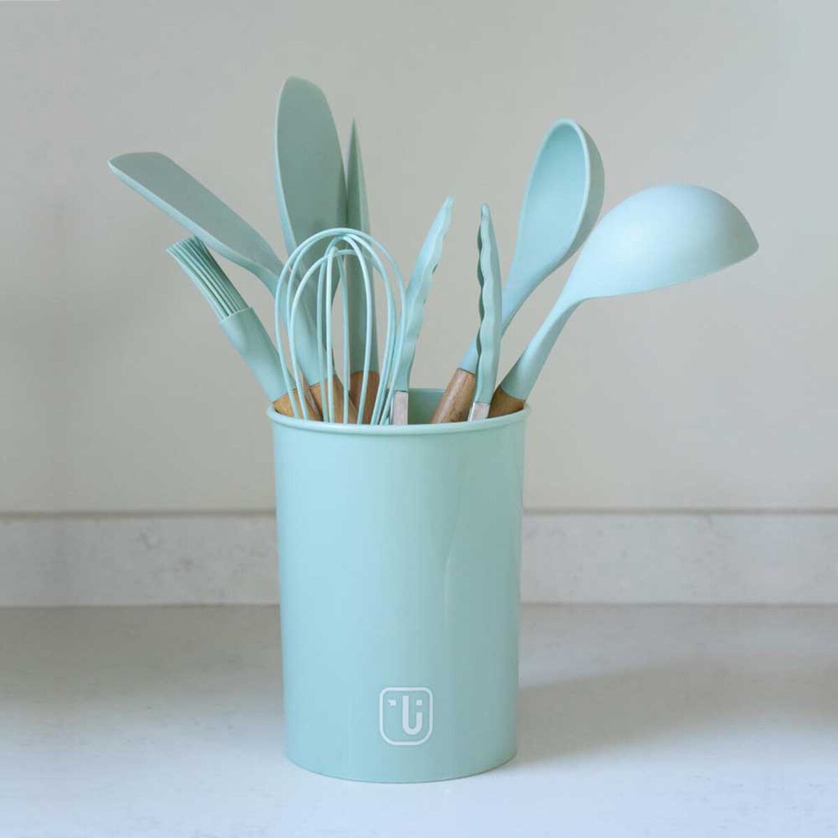 Set 12 Utensilios de Cocina Silicona Simplit Calipso