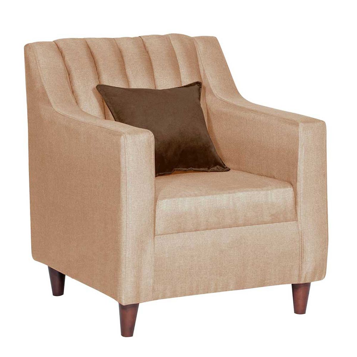 Juego de Living Diseño A&M Home Isabella Sofá 3 Cuerpos + 2 Sillones 1 Cuerpo Beige