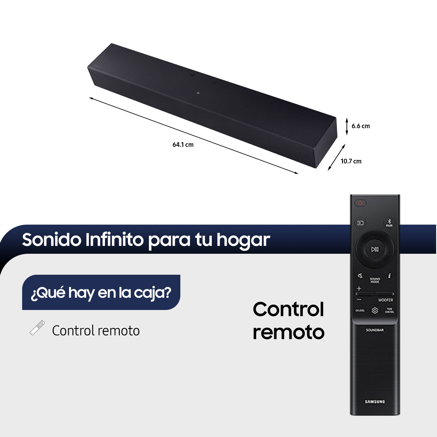 Soundbar SAMSUNG HW-B400FZS | Abc