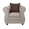 Juego de Living Black Factory Emili 6 Cuerpos Beige