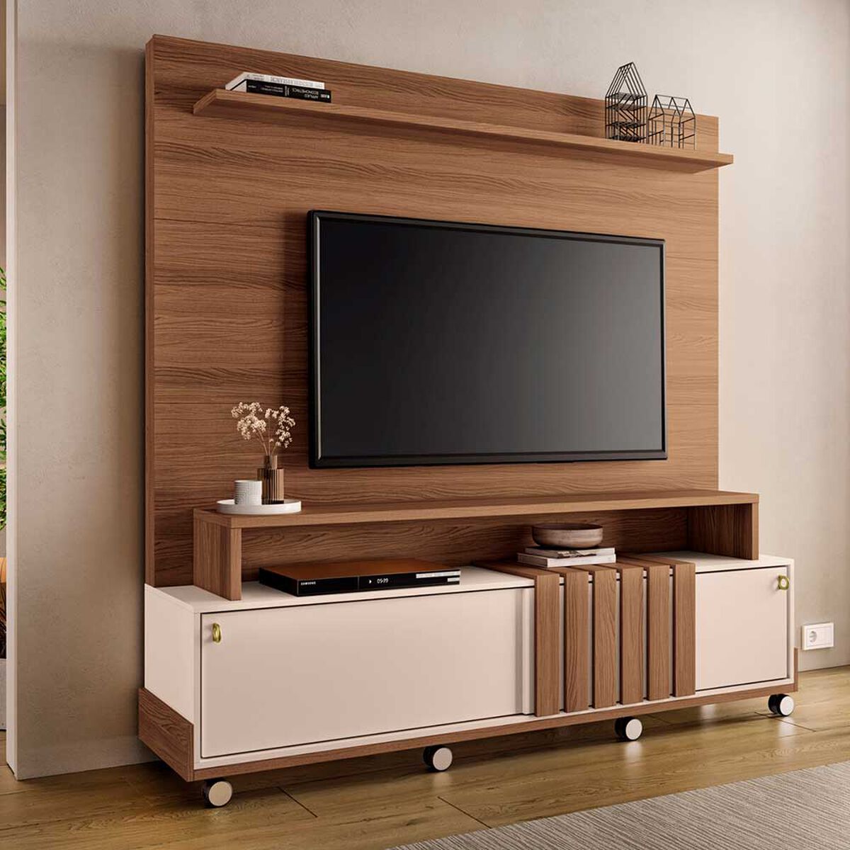 Home TV Onessta Bold Café y Blanco