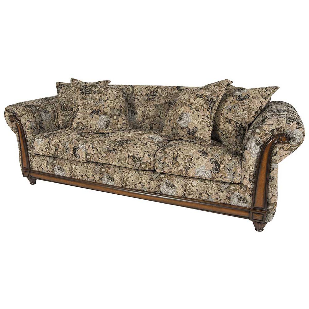 Sof&aacute; Masel Esmirna 3 Cuerpos Chocolate