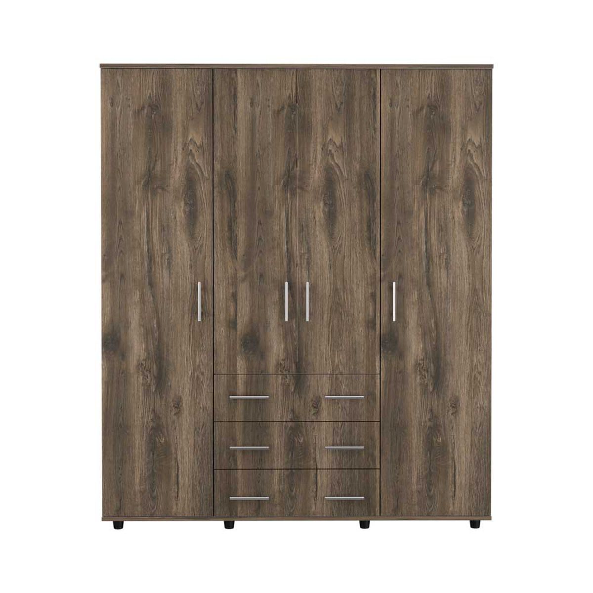 Closet Tuhome Fontan 3 Cajones 4 Puertas Bellota-Blanco
