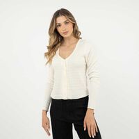 Polera Manga Larga Mujer Zibel Crudo, Negro, Oliva