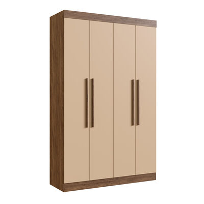 Imagen 1 del producto Clóset Exit Orlando 4 Puertas 2 Cajones Castaño y Beige