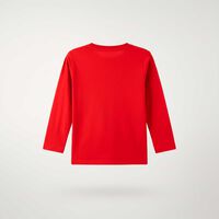 Polera Manga Larga Niño Licencias Roja