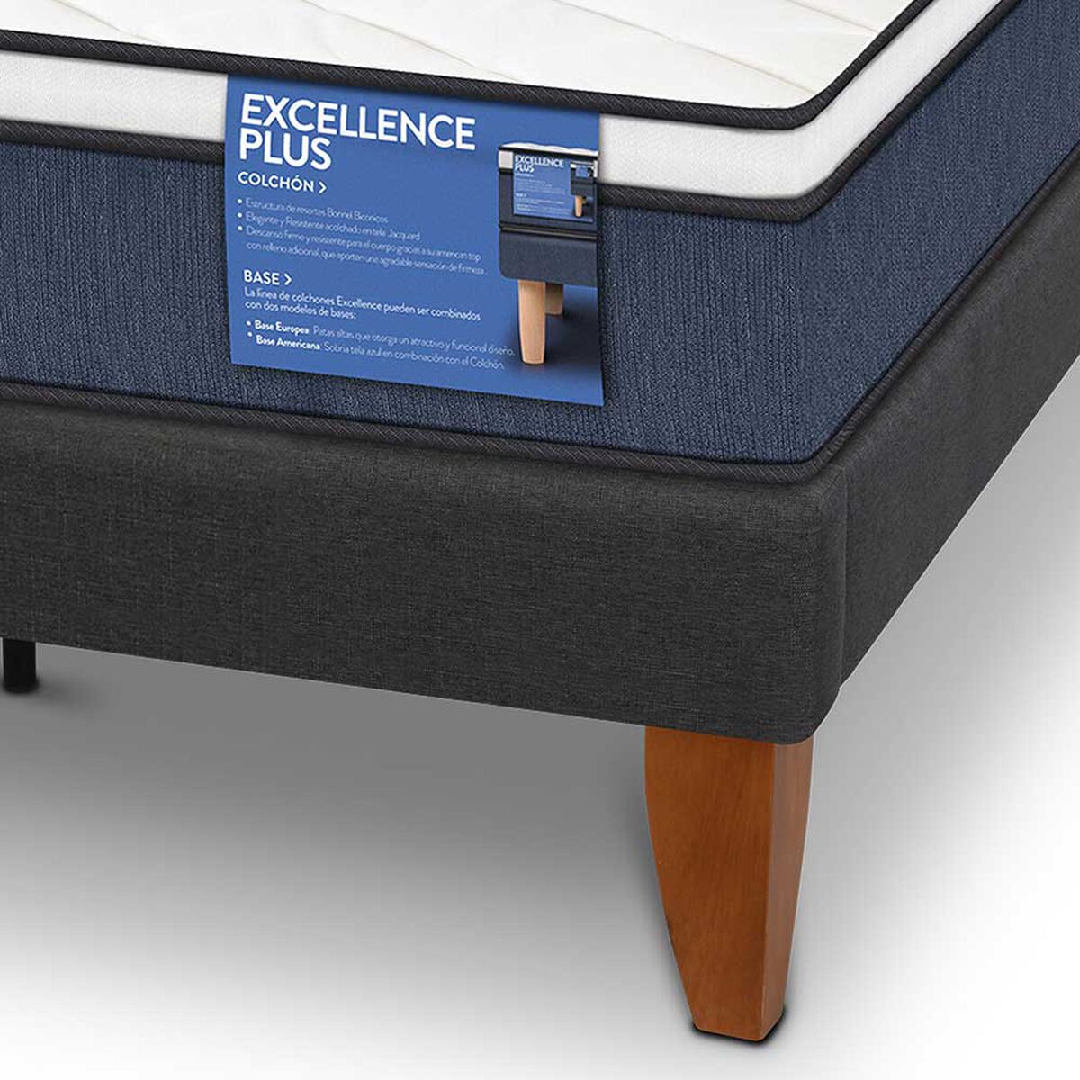Cama Europea CIC 1,5 Plazas Excellence Plus