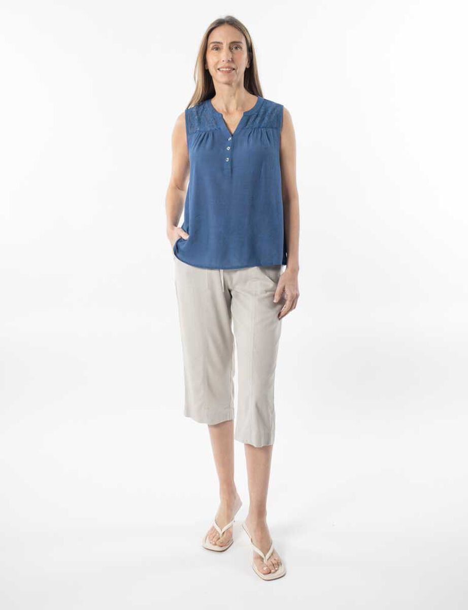 Blusa Sin Mangas Mujer Portman Club