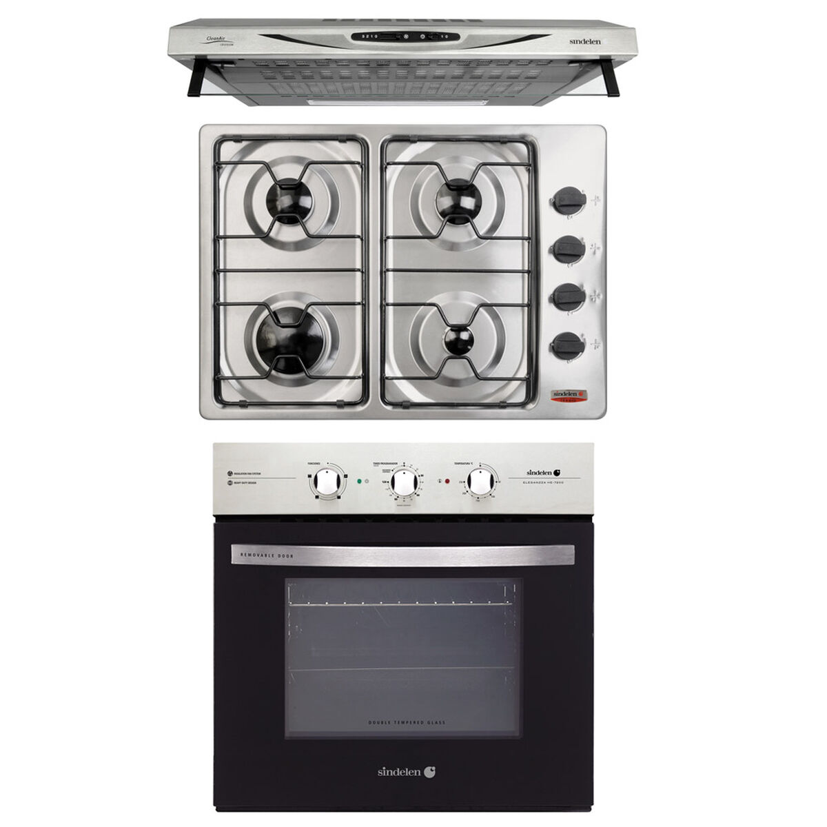 Kit Encimera + Horno + Campana Sindelen K131