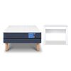 Combo Cama Europea CIC 1 Plaza Excellence + Escritorio Basic Blanco