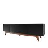 Rack TV Decocasa Flyn Hasta 75" Negro