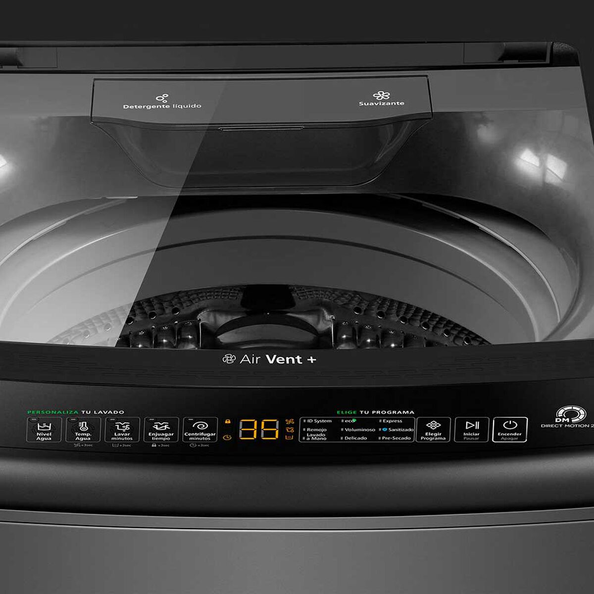 Lavadora Autom&aacute;tica Mabe LMA2220WDGCL0 22 Kg Diamond Gray