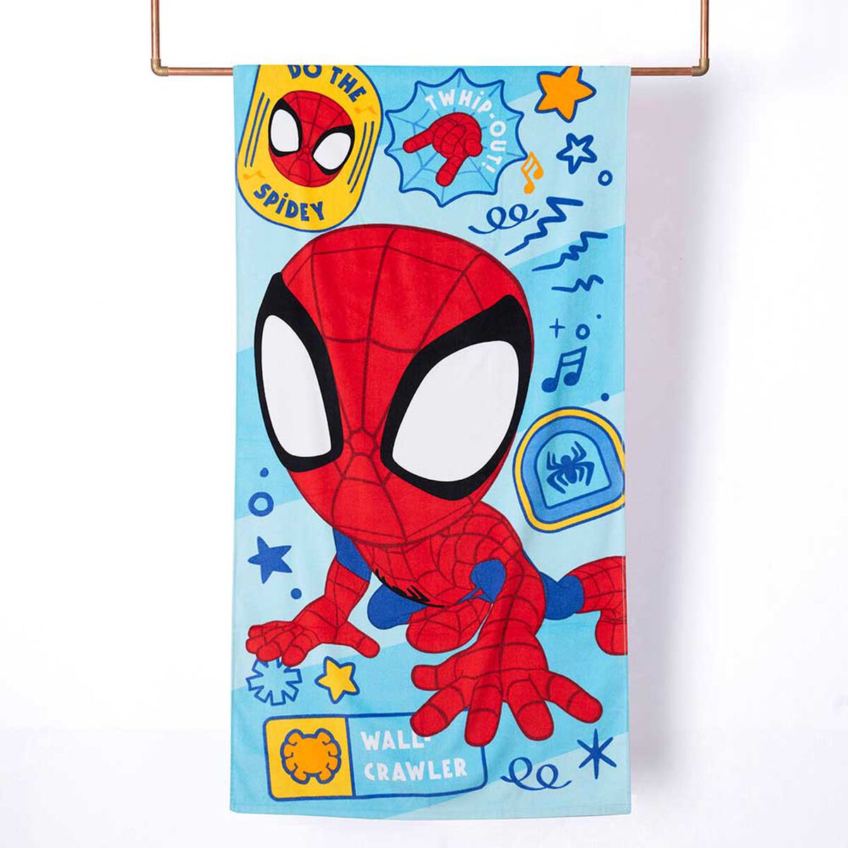 Toalla de Playa Infantil Spiderman Crawley 70 x 140 cm