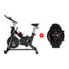 Combo Bicicleta Estática Lhotse + Smartwatch Lhotse RD7 Negro