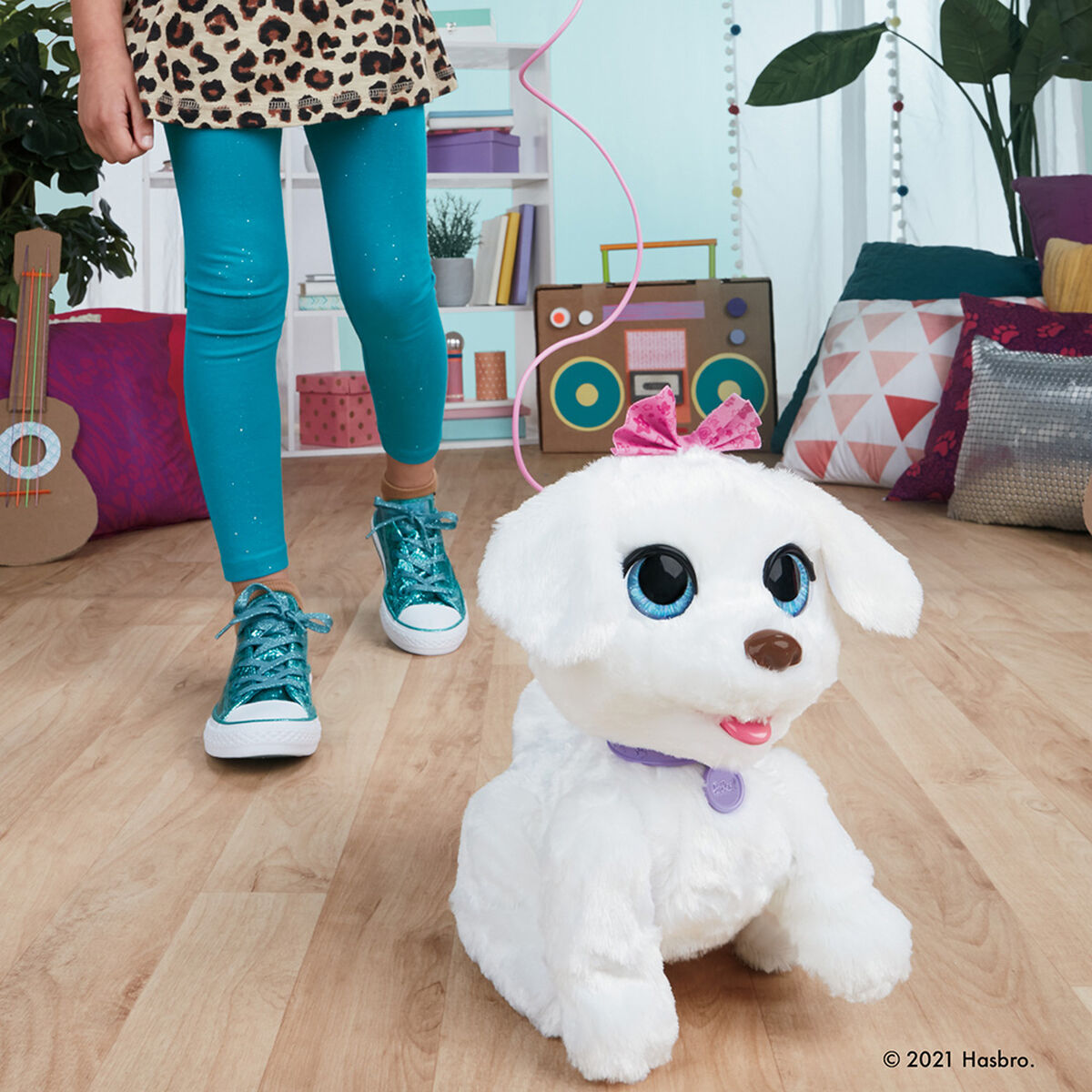 Mascota Interactiva Furreal Gogo, Mi Cachorrita Bailarina Abc
