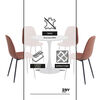 Juego de Comedor Zoy Home Saona Café 4 Sillas