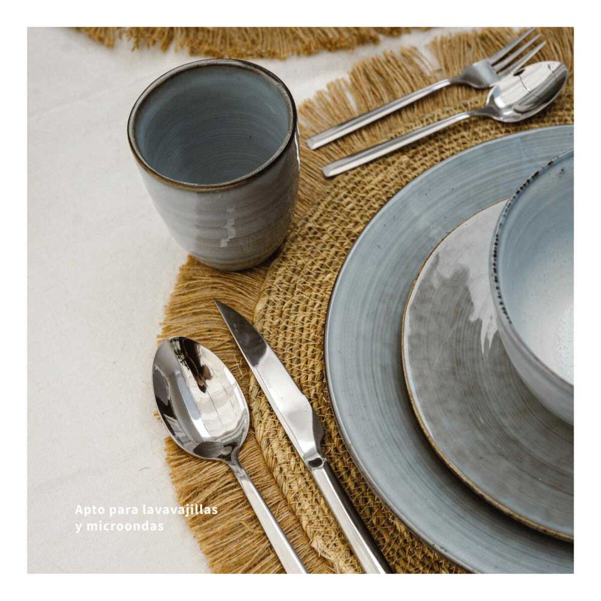 Set 4 Vasos Cer&aacute;mica Simplit Amalfi 270 ml