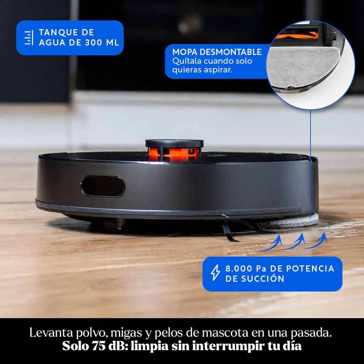 Aspiradora Inal&aacute;mbrica Easyways Smartclean Prime