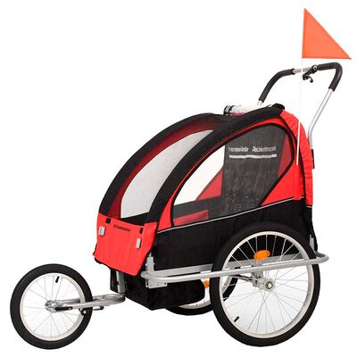 Imagen 1 del producto Carro de Arrastre para Bicicleta BeRide Trailer Rojo Bebesit